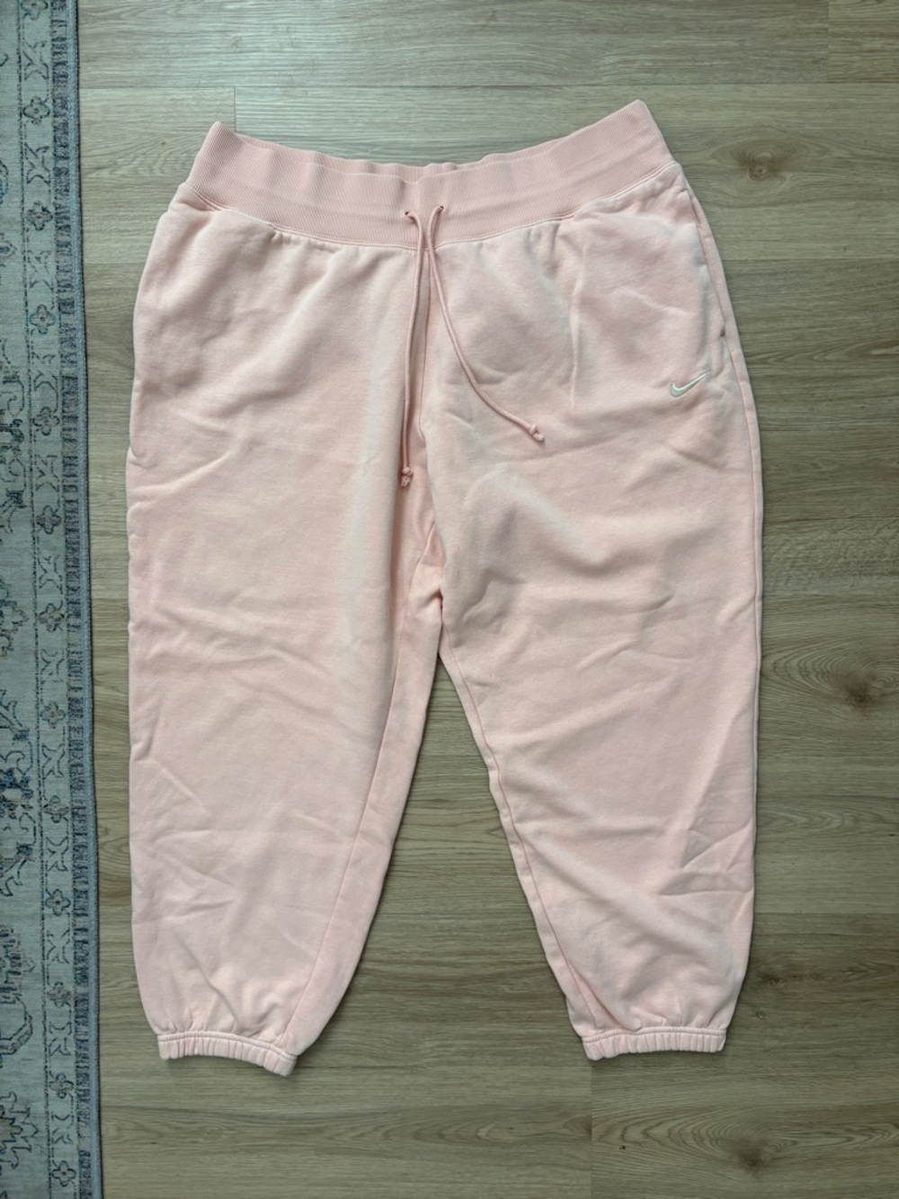 Nike Women’s Peach Phoenix High Rise Fleece Joggers Sweatpants